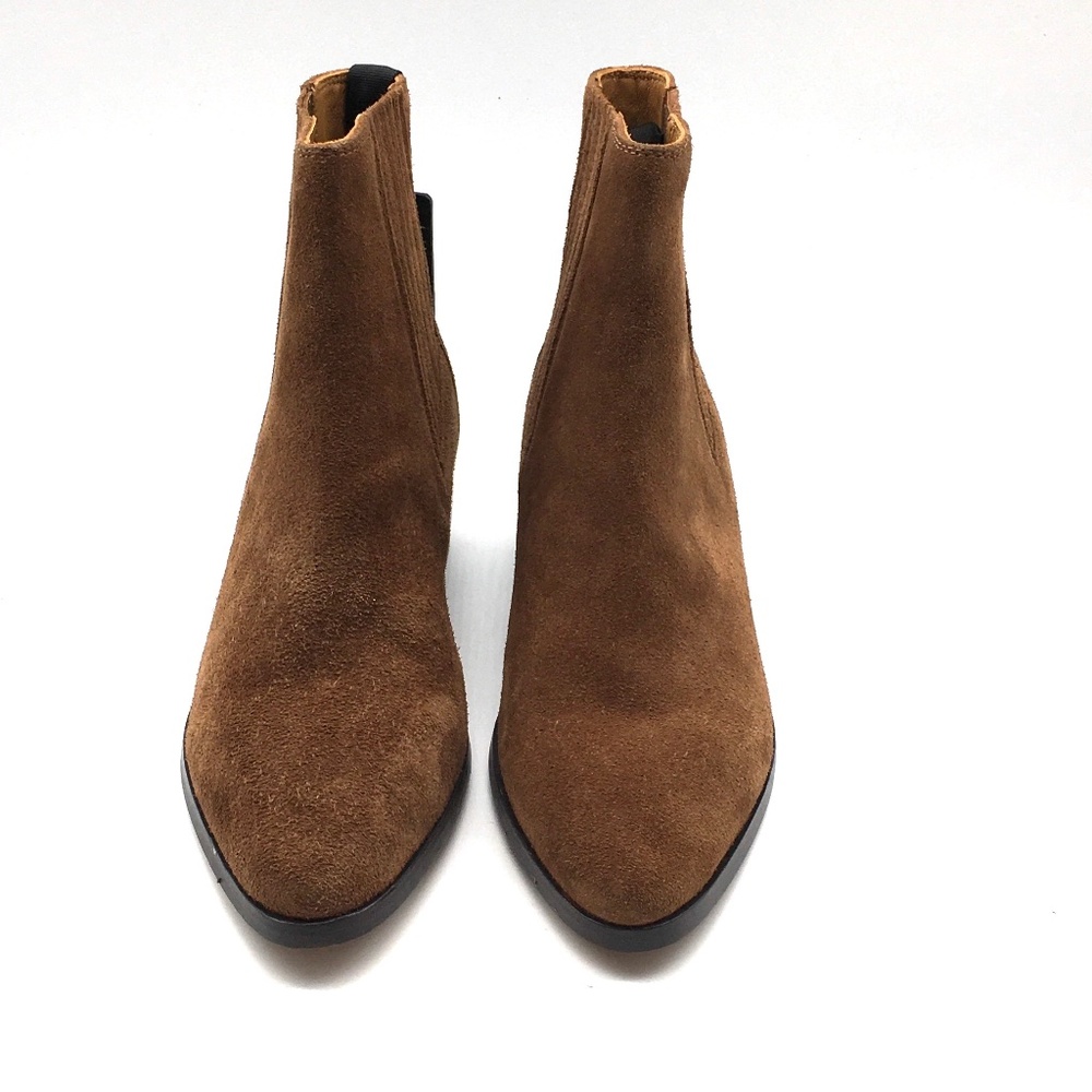 rag & bone ICONS Rover Suede Chelsea Boots Chestnut  US EU 37.5, US 7.5